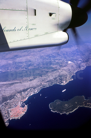 Dubrovnik Croatia aerial view