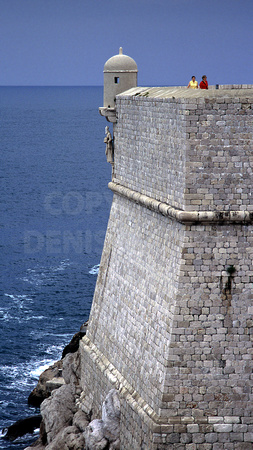 Dubrovnik Croatia city walls 07-2