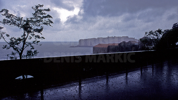 Dubrovnik Croatia rain 01